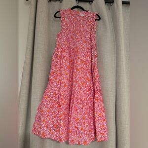 Floral High Neck Dress